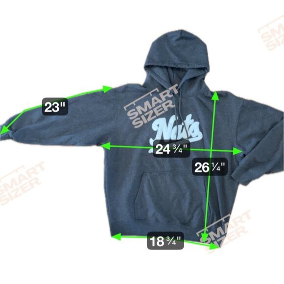 Washington Nats Nationals MLB Gray Hoodie XL Front Pocket Hood Baseball - Picture 6 of 6